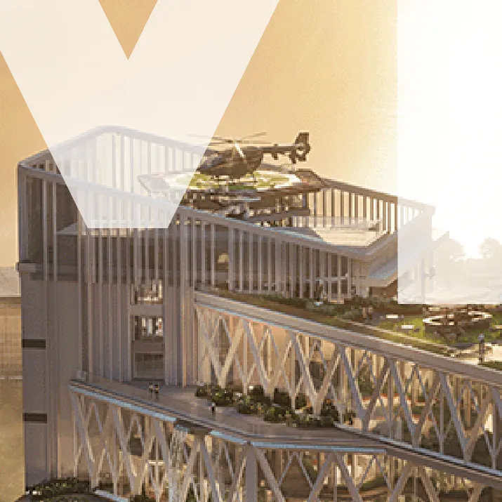 Rise With 9 tower elevation view from street level